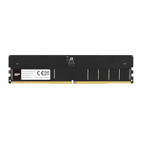 Image of SP Silicon Power DDR5 32GB 4800MHz CL40 1.1V UDIMM Desktop PC Computer RAM Memory Module (SU032GBLVU480F02IN)