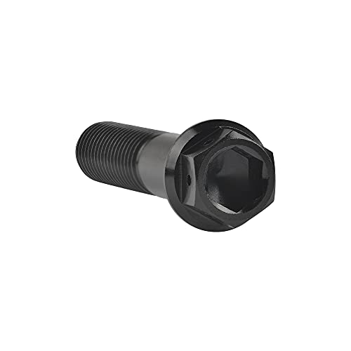 Tornillos de cabeza hexagonal de titanio M10 de alta resistencia negra 5