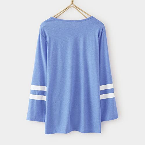 Kids Girls Cotton Fall Tuni Tees Round Neck Long Striped Sleeve Knot Front Button Casual Solid Trendy Tops Clothes3