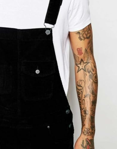 Jeans Pants Trouser Denim Trendy Street Slimming and Casual Straight Leg Shoulder for Men4