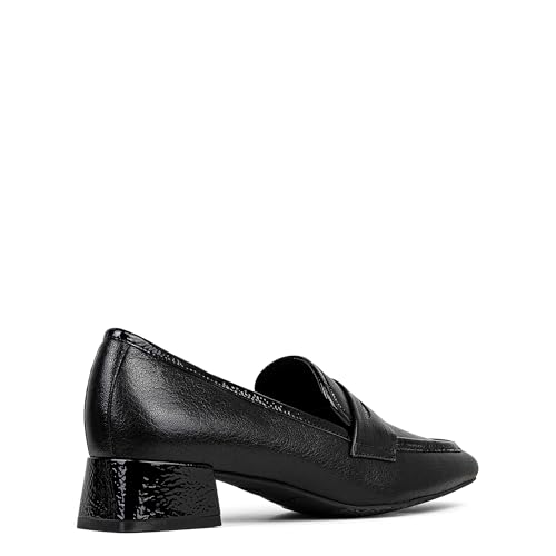 Image of Donald Pliner Women's Tristina Penny Loafer Heel - 1.3 inch Block Heel Shoes for Comfort, Slip On Women's Heels