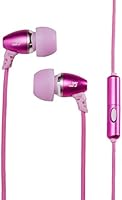 JLab Audio JBuds J5M Metal Earbuds Style Headphones w/ Mic, GUARANTEED FOR LIFE - Pink Lemonade