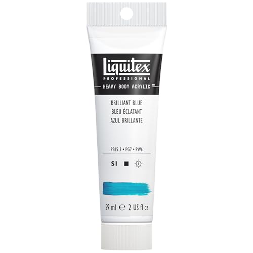 Image of Liquitex Professional Heavy Body Acrylic Paint 2-oz tube, Brilliant Blue