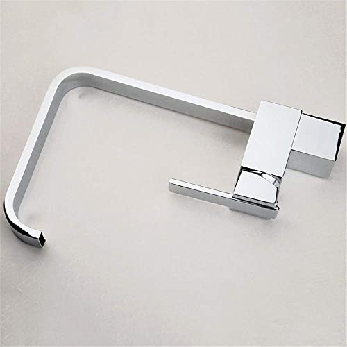 Mitigeur de cuisine en cuivre chrome avec bec rotatif et elevable