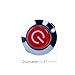 Red Round Power Button for Ride on car The Power Switch Button Start Switch for Kids car Toy Accessory, Power Switch for Kids Electric Cars Powered Electric Vehicle Start Switch Replacement Parts