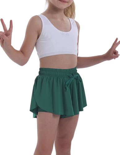 3 Pack Butterfly Flowy Shorts Skirts for Girls Tennis Cheer Stuff Athletic Preppy Running Sports Skirt for Teen Girls3