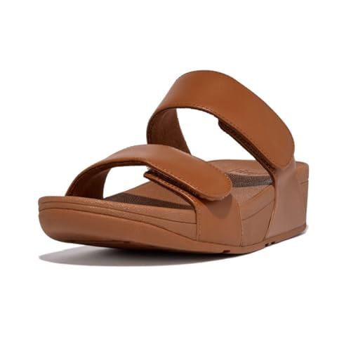 Image of FitFlop Women's Lulu Adjustable Leather Slides