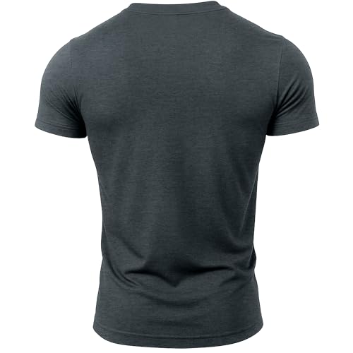 Foto von Gymtier, Bodybuilding-T-Shirt für Herren – Schädel mit UK-Flagge – Trainings-Top Gr. XL, grau