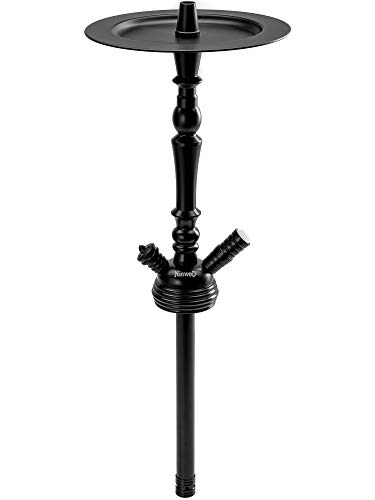 Premium Hookah Set 26" – Best Original Aluminum Hookah Kit with Stable Glass Vase - Washable Silicone Bowl and Hose with Spring and Diffuser - by NinwoO (Red) - Image 5