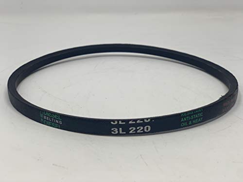 3L220 V-Belt 3/8in x 22in Outside Circumference FHP Wrapped