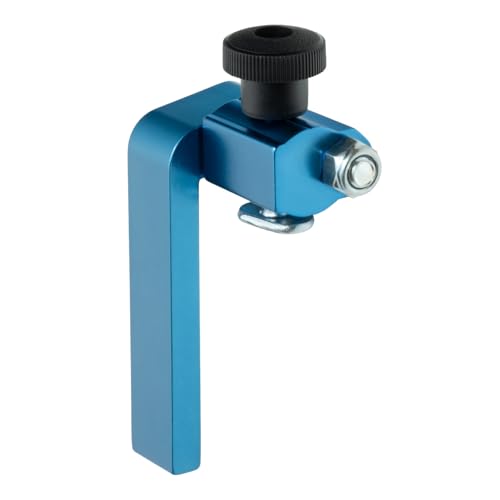 Image of POWERTEC 3 inch Fence Flip Stop for Table Saw, Miter Saw, and Drill Press, T Track Accessories for Woodworking, 1PK (71367)
