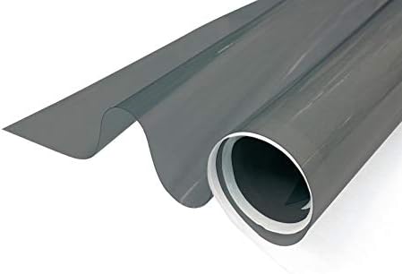 Greenfilm Static Cling Window Tint 50% Easy DIY for Home and Residential and Automotive, No Glue Light Gray Window Film (24" x 212")