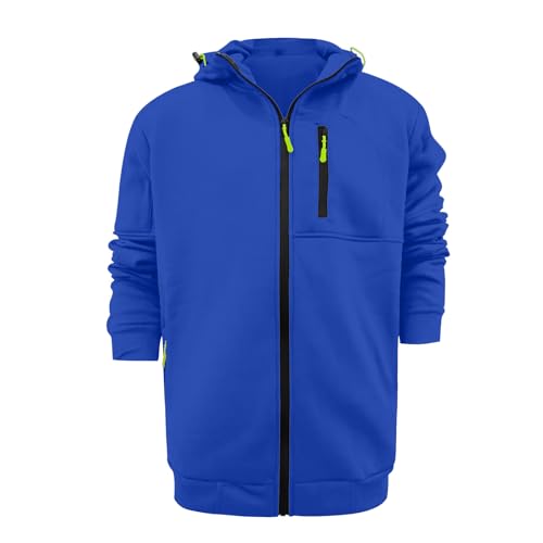 Winter Hoodies For Men 2025 Solid Color Relaxed Style Stretch Casual Pullover Tops Aesthetic Lightweight Baggy Sweatshirts4