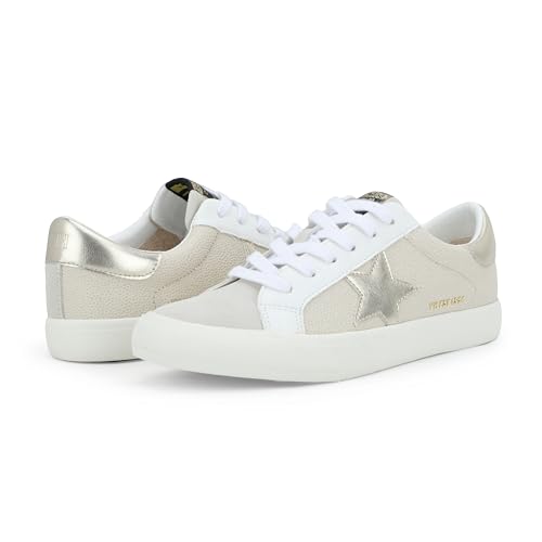 Image of VINTAGE HAVANA Grande Women's Fashion Sneakers | Star Tennis Shoes Womens | Low Top Slip On | Walking Comfortable Casual
