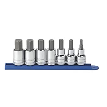 GEARWRENCH 80720 Set di 7 chiavi a bussola con bocca esagonale
