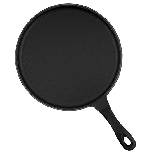 BBQ-Toro Crêpes Pfanne aus Gusseisen I Ø 26 cm Pfannkuchenpfanne für Grill I schwarz I bereits eingebrannt I Pancake Pan für Pfannkuchen I Grillpfanne – Bild 5