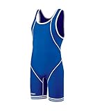 Asics Men's Snap Down Wrestling Singlet (Cardinal/White)