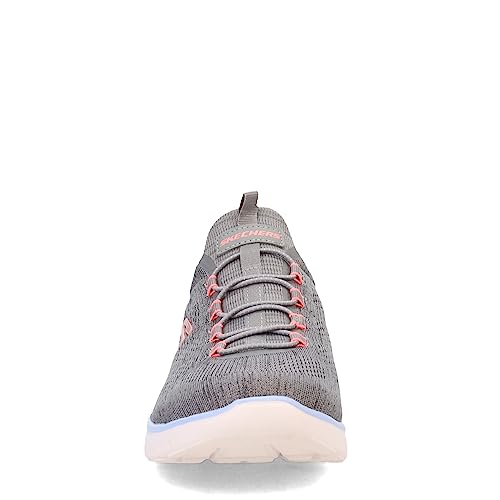 Skechers Sport Women's Women's Summits Fun Flare Sneaker, GYMT=Gray Multi, 6.54