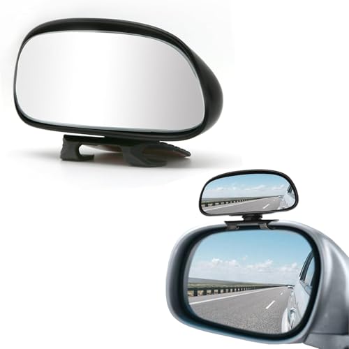 Yuentoen Miroir d'angle mort, rétroviseur latéral rotatif haute définition pour voiture Convient à la plupart des voitures, véhicules utilitaires, SUV, etc