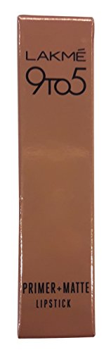 Image of Lakme 9 to 5 Primer + Matte Lipstick - MB9 Cabernet Category, 3.6g Carton