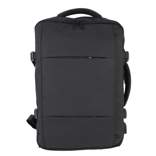NOENNULL Mochila de viaje expandible, mochila para laptop para mujeres y hombres, mochila ligera para computadora portátil, mochila para trabajo, negocios, viajes, escuela, universidad, con puerto USB