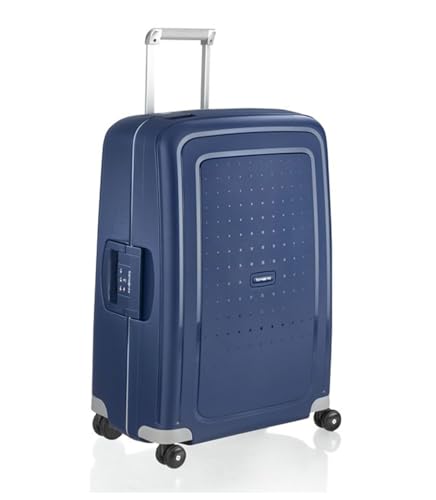 Samsonite S'Cure - Spinner L Suitcase, L 75 cm, 102 L, Blue (Dark Blue)