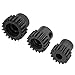 POENVFPO RC Motor Gear High Strength Steel 3 Gear Set for ARRMA Granite 1/10 Model Car, 0.8MOD Pinion Set for RC Car Parts