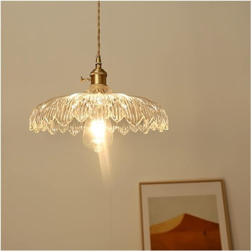 Plafonnier en cristal moderne petit lustre en verre transparent pour bar et chambre