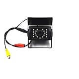 Kabellos Fahrzeug Auto Rückansicht LKW Kamera Parkplatz Vorne Reverse Backup RC Infrarot IR CCD HD Für Schulbus Anhänger Pickups RV Wasserdicht Rückfahrkameras(Blau)