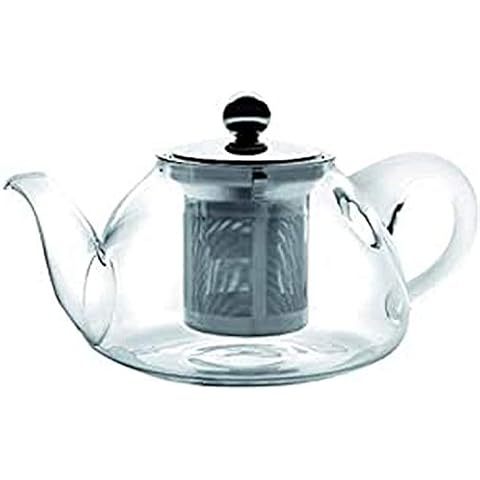 IBILI - Tetera de cristal con filtro Stove, 0.8 litros Cover