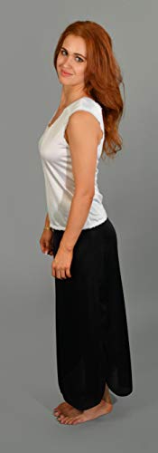 Women's Padded Shoulder Sleeveless Camisole (7101) - White - S, M, L2