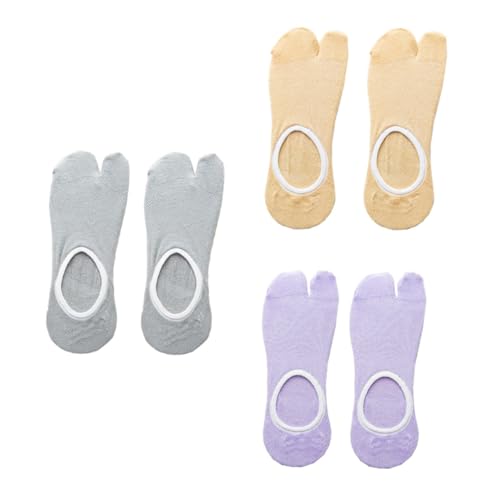 CALLARON Two-toed Socks for Girls Lightweight Ankle Socks Breathable Summer Toe Split