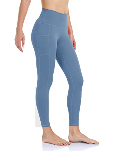 Image of Colorfulkoala Essential 7 /8 Leggings with Pockets | Yoga Pants for Women, Buttery Soft, Tummy Control, Workouts, Pilates, Casual, Gym, Athleisure, 25 inch Inseam