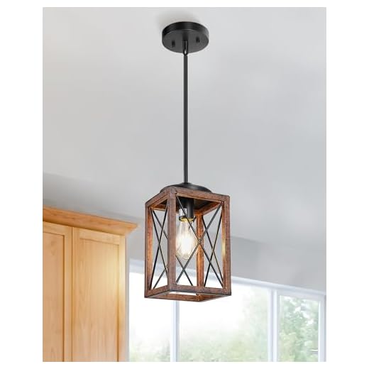 23+ Creative Bloxburg Kitchen Ideas to Transform Your Space 5 DEWENWILS Farmhouse Pendant Light, Metal Hanging Light Fixture with Wooden Grain Finish, 48 Inch Adjustable Pipes for Flat and Slop Ceiling, Kitchen Island, Bedroom, Dining Hall, E26 Base
