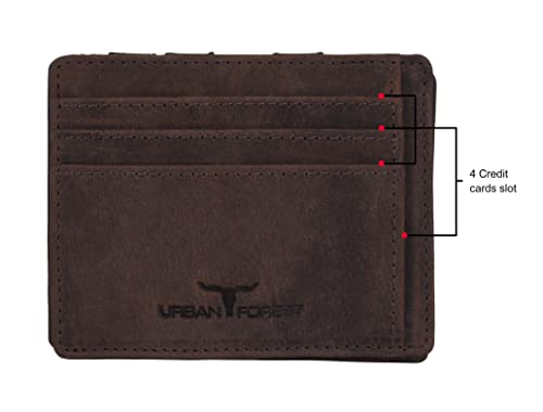 URBAN FOREST Vintage Brown Leather Magic Wallet for Men 3 31ngLmmg4JL