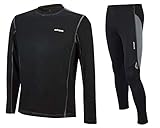 Photo Gallery airtracks tight-long pro air - completo con maglietta a maniche lunghe pro air, taglia l, colore: nero Photo Gallery airtracks tight-long pro air - completo con maglietta a maniche lunghe pro air, taglia l, colore: nero