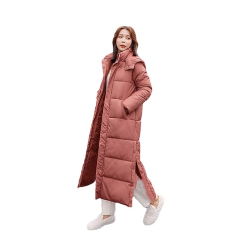 Parka ample à capuche femme veste longue chaude pour les promenades d hiver en ville