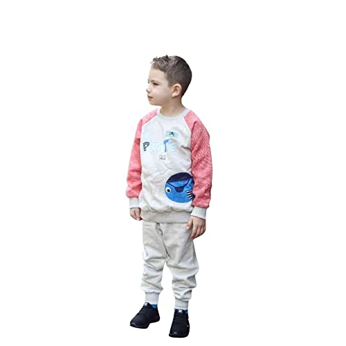 Conjunto Inverno Masculino Infantil Sem Capuz Cor:Mescla;Tamanho:2