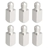 Oniissy Pieza de repuesto cuadrada de metal para mezcladora Oster modelos 6628 6632 6640 4100-8 Series, acero inoxidable para accesorios de licuadora (6 piezas)