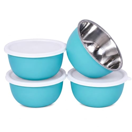 Image of Zaib Stainless Steel Microwave Safe Serving Bowl 500 ml, 14 cm