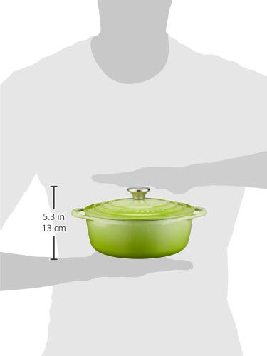 Le Creuset オーバル鍋 17cm kiwi Amazon.com: Le Creuset Enameled Cast Iron Round Dutch Oven, 2 qt
