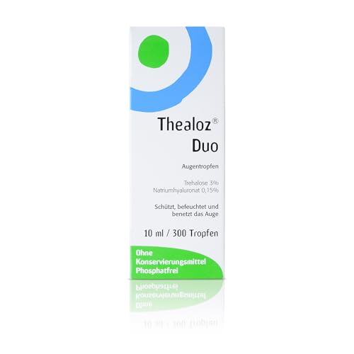 Thealoz Duo Linderung trockener Augen Augentropfen 10ml