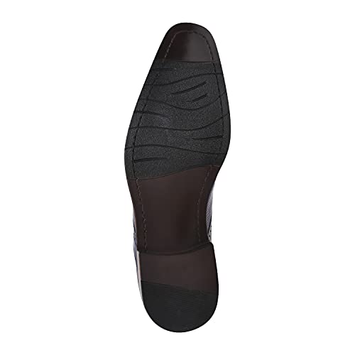 Image of LIBERTYZENO Mens Brogue & Plain Genuine Leather Animal Print Lace Up Oxford Dress Shoes for Easter Gift