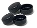 DELUXE TuffCaps Walker Glide Covers - Black - 2 Pairs