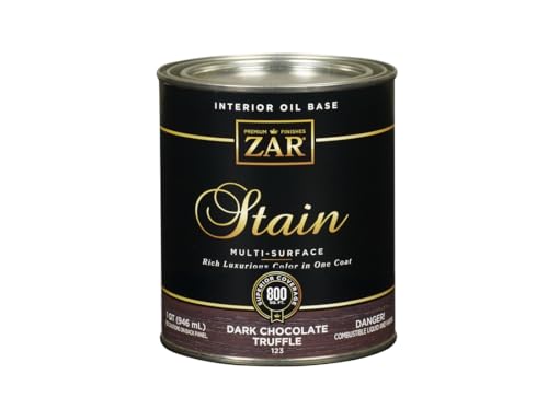ZAR® Interior Oil Base Stain, Quart, Color - Dark Chocolate Truffle