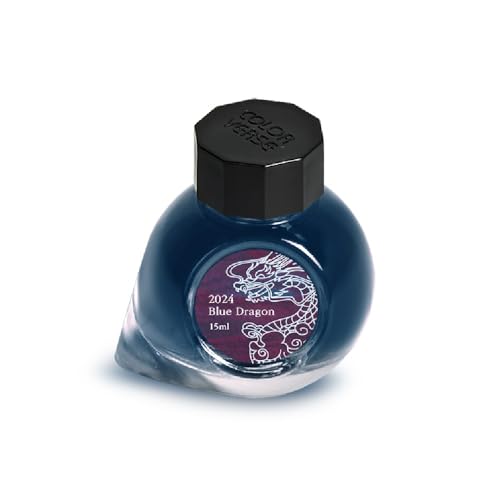 Image of Colorverse 2024 Special Ink - Blue Dragon Standard (15ml) Fountain Pen Ink