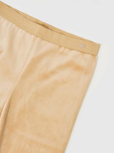 Mayoral Basic Velvet Leggings for Girls Toffee3