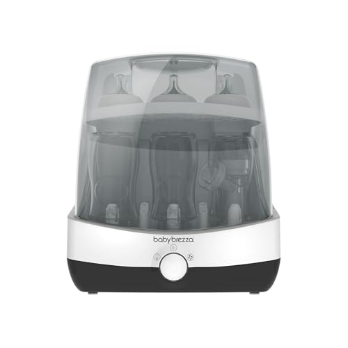 Image of Baby Brezza Superfast 10 Minute Baby Bottle Sterilizer + Dryer - 75% Faster – Universal Electric Steam Sterilization for All Bottles, Pacifiers + Breast Pump Parts