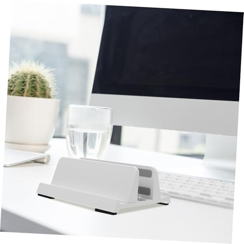 Soporte vertical ajustable para laptop y tablet Homoyoyo blanco miniatura 7