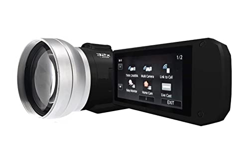 Amazon.com : Wide Angle Lens for Panasonic HC-VX981K, HC-WXF991K